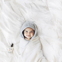 Load image into Gallery viewer, Baby Mori Hooded Towel in Grey