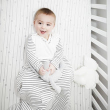 Load image into Gallery viewer, Baby Mori Clever Sleeping Bag - Grey Stripe
