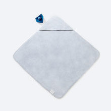 Load image into Gallery viewer, Baby Mori Hooded Towel in Grey
