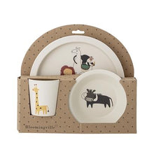 Load image into Gallery viewer, Bloomingville Safari Bamboo Tableware set
