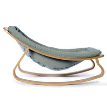 Load image into Gallery viewer, Charlie Crane Levo Baby Rocker in Beech and Aruba blue
