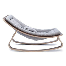 Load image into Gallery viewer, Charlie Crane Levo Baby Rocker in Walnut and Sweet Grey
